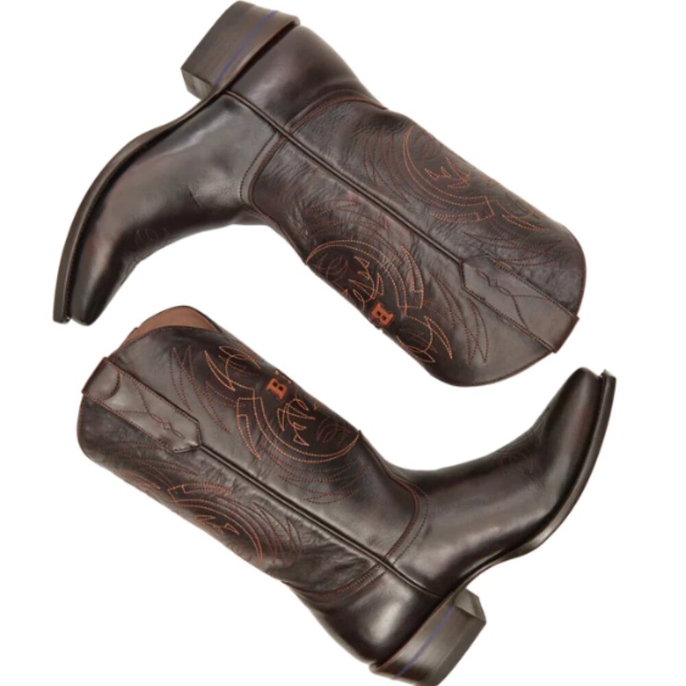 New Alvies Men's BFG Cowboy Boots - El Hombre - Picture 2 of 8